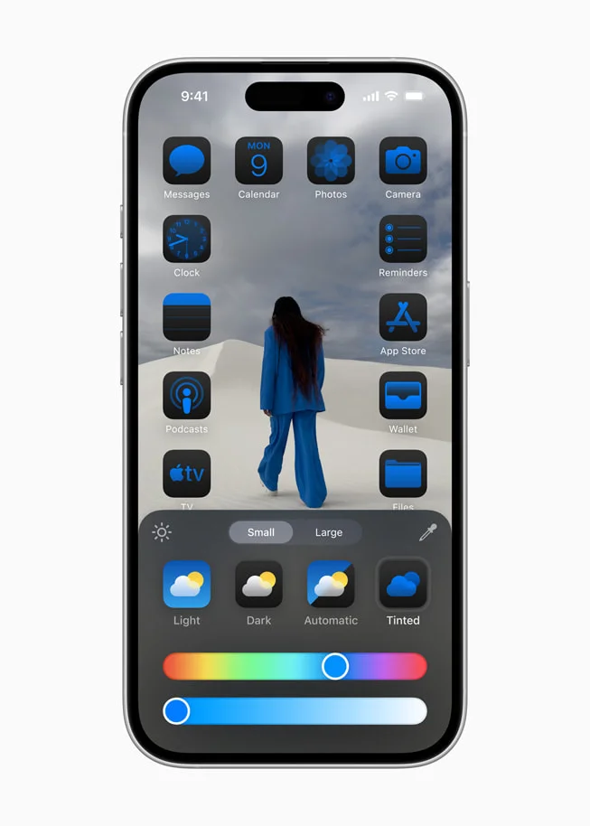 Apple iOS 18 Home Screen widgets customize inline