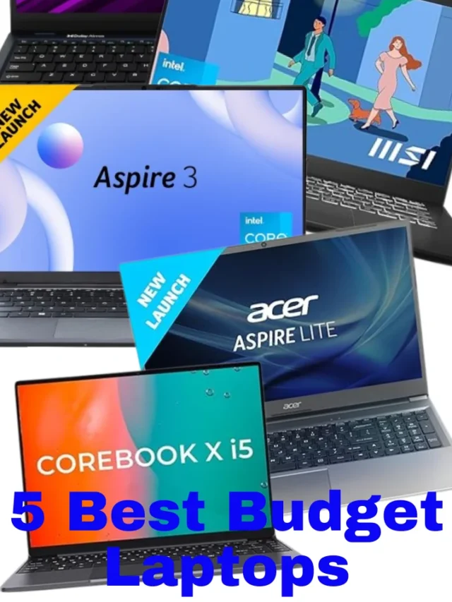 Top 5 Budget Laptops Under ₹30,000 in India 2024